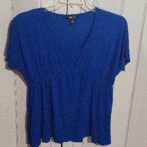Royal blue Women's blouse.